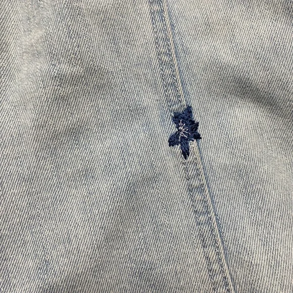 Floral Jean Jacket - Picture 6 of 8